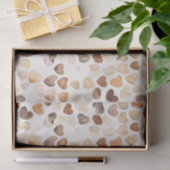 Coffee Bean Hearts Coffee First Tissuepapier (Geschenk)