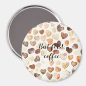 Coffee Bean Heeft Eerst Koffie Magneet (Voorkant / Achterkant)