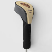 Coffee Bean Icon Golf Head Hoesje Golfheadcover (Schuin)