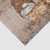 Coffee Bean Latte Gnomes Decoupage Tissuepapier (Detail)