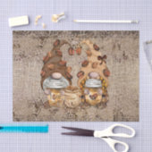 Coffee Bean Latte Gnomes Decoupage Tissuepapier (Craft)