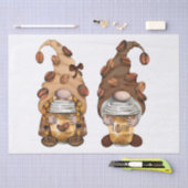 Coffee Bean Latte Gnomes Decoupage Tissuepapier (Craft)