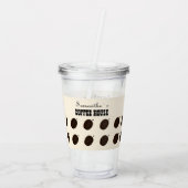 Coffee Bean Merk Zakelijk Professioneel Acryl Drinkbeker (Achterkant)