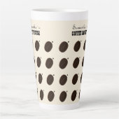 Coffee Bean Merk Zakelijk Professioneel Latte Mok (Voorkant)