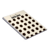 Coffee Bean Merk Zakelijk Professioneel Notitieboek (Rechterzijde)