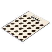 Coffee Bean Merk Zakelijk Professioneel Notitieboek (Linkerzijde)
