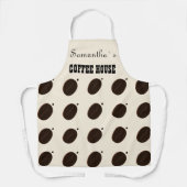 Coffee Bean Merk Zakelijk Professioneel Schort (Voorkant)