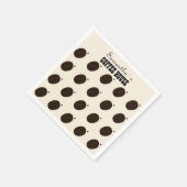 Coffee Bean Merk Zakelijk Professioneel Servet (Hoek)