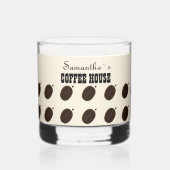 Coffee Bean Merk Zakelijk Professioneel  Whisky Glas (Voorkant)