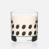 Coffee Bean Merk Zakelijk Professioneel  Whisky Glas (Links)