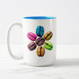 Coffee Bean Mug Tweekleurige Koffiemok