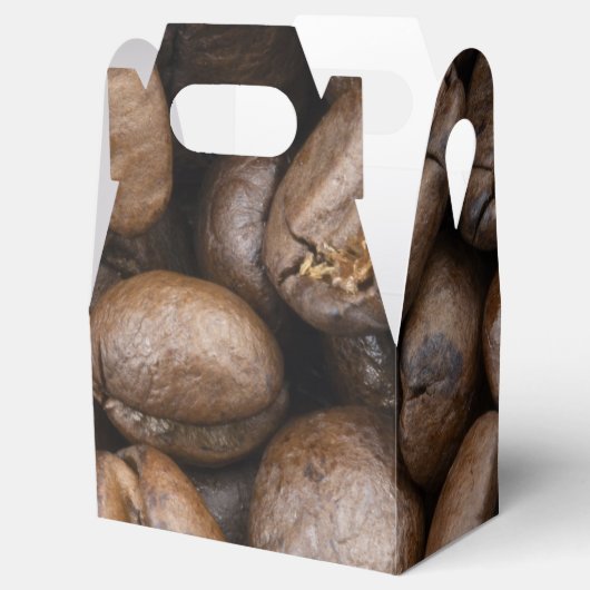Coffee Bean Pattern Bedankdoosjes (Geopend)