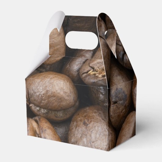 Coffee Bean Pattern Bedankdoosjes (Voorkant Zijde)