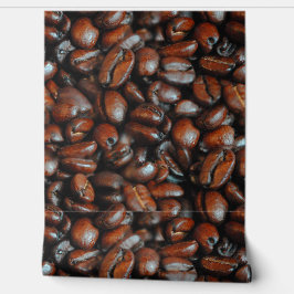 Coffee Bean Pattern Behang