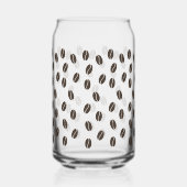 Coffee Bean Pattern Blikvorm Glas (Voorkant)