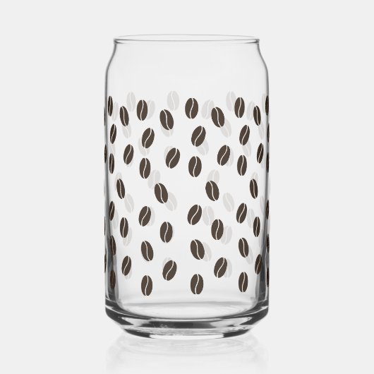 Coffee Bean Pattern Blikvorm Glas (Links)