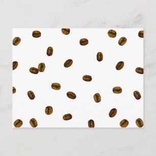 Coffee Bean Pattern Briefkaart