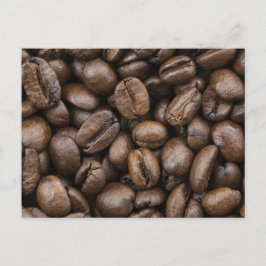 Coffee Bean Pattern Briefkaart