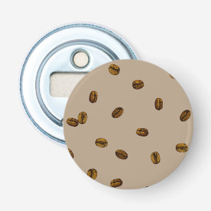 Coffee Bean Pattern Button Flesopener