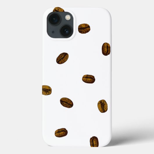 Coffee Bean Pattern Case-Mate iPhone Case (Achterkant)