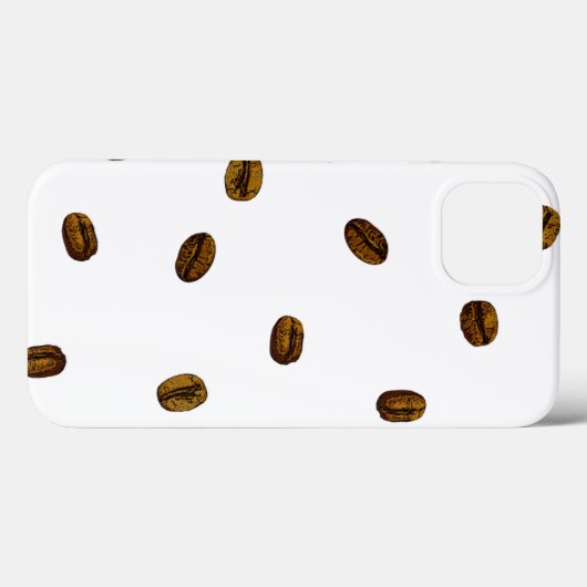 Coffee Bean Pattern Case-Mate iPhone Case (Achterkant (horizontaal))