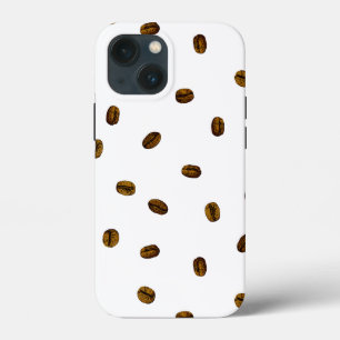 Coffee Bean Pattern iPhone 13 Mini Hoesje