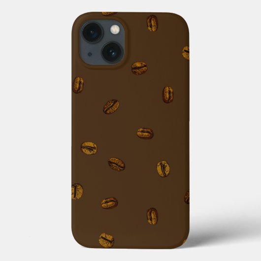 Coffee Bean Pattern Case-Mate iPhone Case (Achterkant)