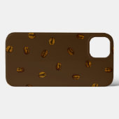 Coffee Bean Pattern Case-Mate iPhone Case (Achterkant (horizontaal))