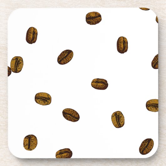 Coffee Bean Pattern Drankjes Onderzetter (Voorkant)