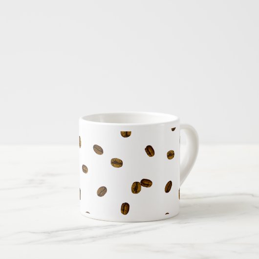 Coffee Bean Pattern Espresso Kop (Voorkant rechts)