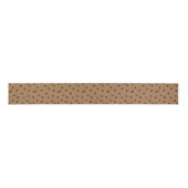 Coffee Bean Pattern Grosgrain Lint (Voorkant)