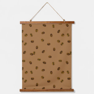 Coffee Bean Pattern Hangend Wandkleed