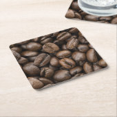 Coffee Bean Pattern Kartonnen Onderzetters (Schuin)