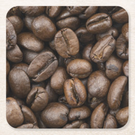 Coffee Bean Pattern Kartonnen Onderzetters