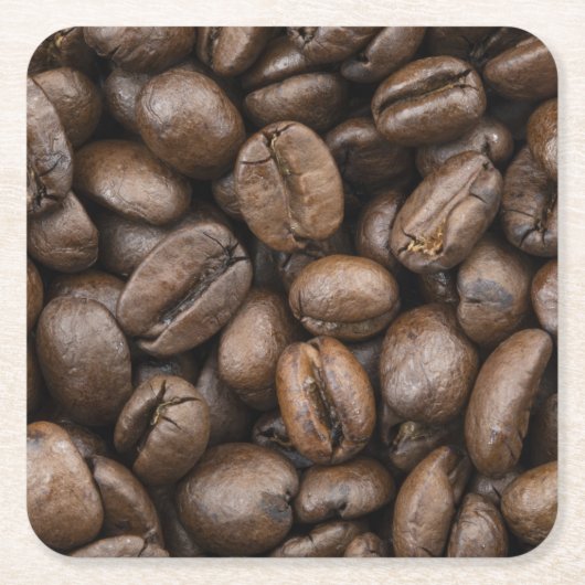 Coffee Bean Pattern Kartonnen Onderzetters (Voorkant)