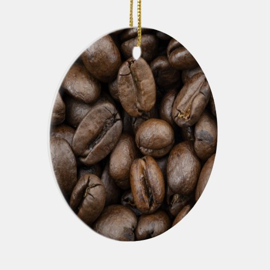 Coffee Bean Pattern Keramisch Ornament (Rechts)