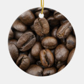 Coffee Bean Pattern Keramisch Ornament (Voorkant)