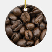 Coffee Bean Pattern Keramisch Ornament (Achterkant)