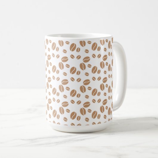 Coffee Bean Pattern Koffiemok (Voorkant rechts)