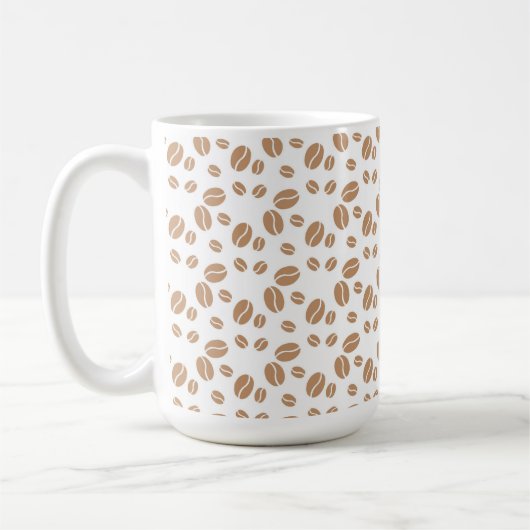 Coffee Bean Pattern Koffiemok (Links)