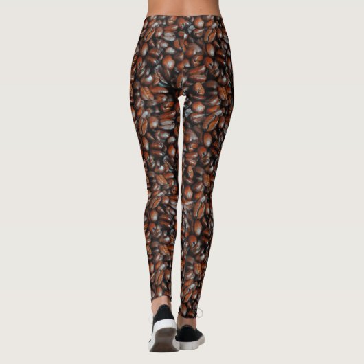 Coffee Bean Pattern Leggings (Achterkant)