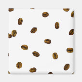 Coffee Bean Pattern Magneet (Voorkant)