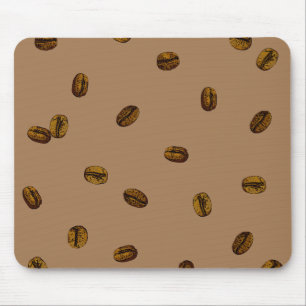Coffee Bean Pattern Muismat