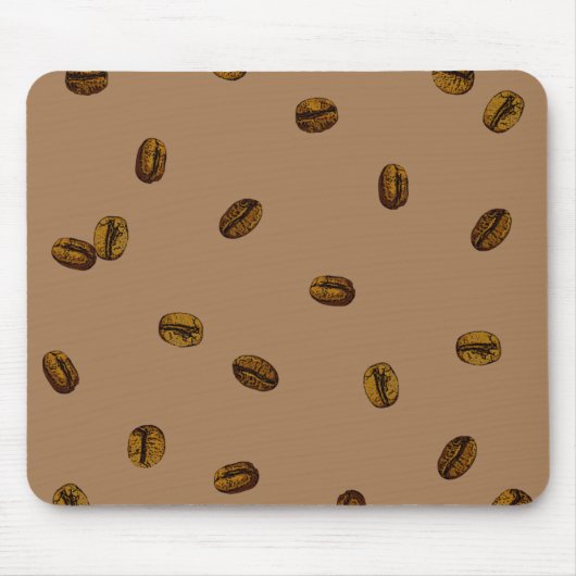 Coffee Bean Pattern Muismat (Voorkant)