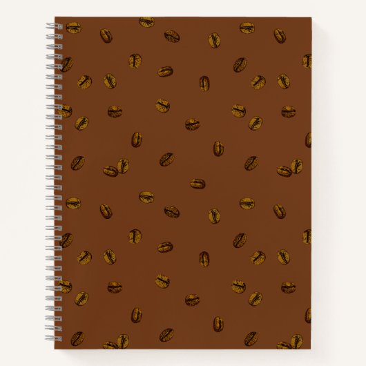 Coffee Bean Pattern Notitieboek (Voorkant)