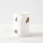 Coffee Bean Pattern Porselein Kop (Achterkant)