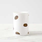 Coffee Bean Pattern Porselein Kop (Voorkant)