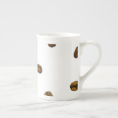 Coffee Bean Pattern Porselein Kop (Rechts)