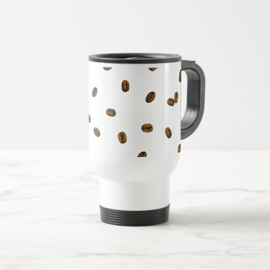 Coffee Bean Pattern Reisbeker (Voorkant rechts)