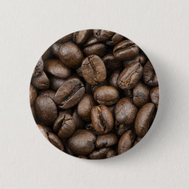 Coffee Bean Pattern Ronde Button 5,7 Cm